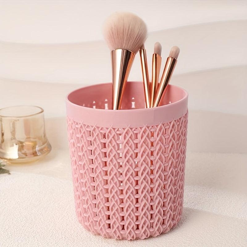 Makeup Brush Storage Bucket - Easy Organization & Access