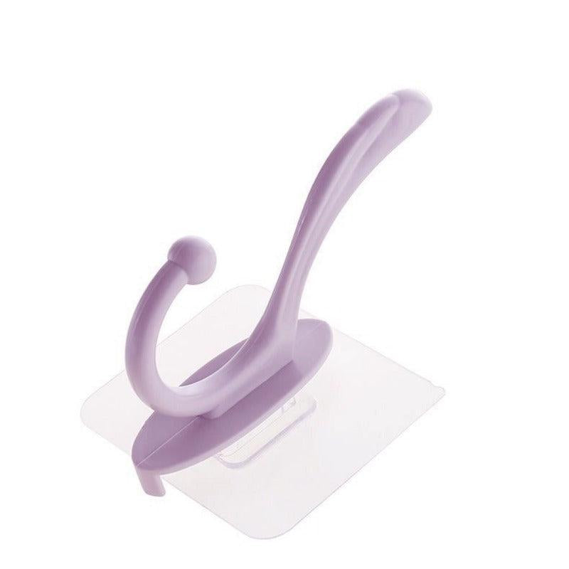 Double Hook Self Adhesive Towel Hanger Bathroom Accessories