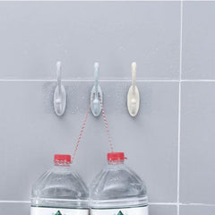 Double Hook Self Adhesive Towel Hanger Bathroom Accessories