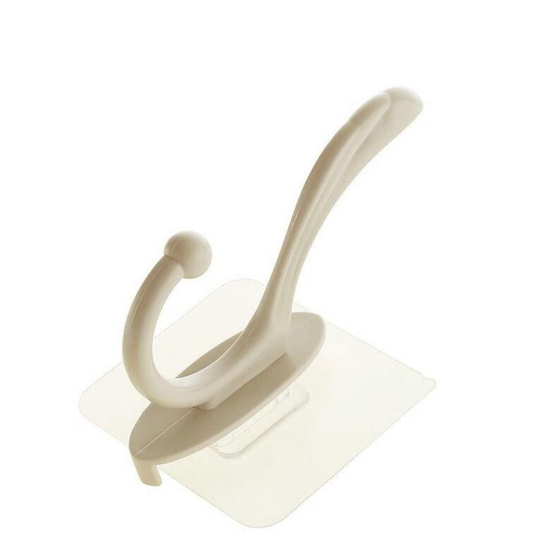 Double Hook Self Adhesive Towel Hanger Bathroom Accessories