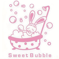 Bath Rabbit Pattern Wall Decal Self Adhesive Sticker Funny Bathroom Decor