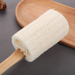 4pcs Natural Loofah Back Scrubber Long Handle Massage Brush