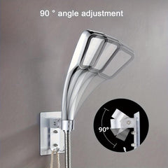 Adjustable Shower Bracket Space Aluminum Shower Head Hanger