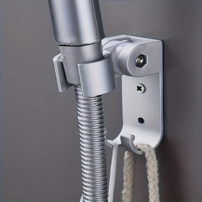 Adjustable Shower Bracket Space Aluminum Shower Head Hanger