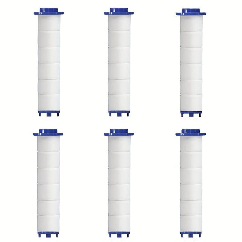 6pcs Handheld Shower Head Replacement Filters for Hard Water Removal