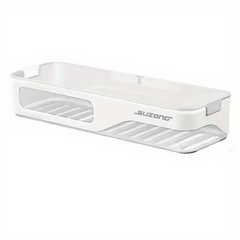 Wall Mounted Bathroom Storage Rack Plastic Bathroom Toiletries Shelf