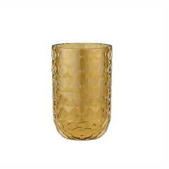 Geometric Textured Mouthwash Cup Bathroom Tumbler