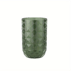 Geometric Textured Mouthwash Cup Bathroom Tumbler