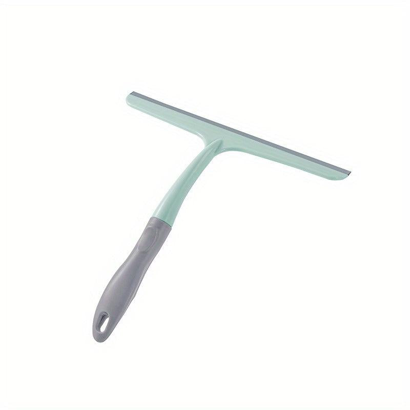 Rotating T-shaped Glass Scraper Shower Squeegee Window Cleaning Brush