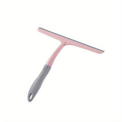 Rotating T-shaped Glass Scraper Shower Squeegee Window Cleaning Brush
