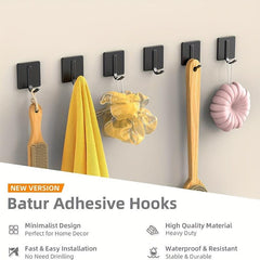 Stainless Steel Coat Hook Bathroom Punch Wall Metal Hook