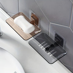 Bathroom Soap Holder Plastic Drain Soap Tray Wall Mounted Soap Dish