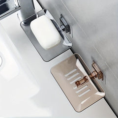 Bathroom Soap Holder Plastic Drain Soap Tray Wall Mounted Soap Dish