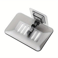 Bathroom Soap Holder Plastic Drain Soap Tray Wall Mounted Soap Dish
