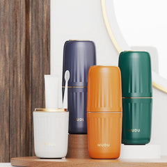 Portable Toothbrush Cup Toothpaste Storage Box for Travel
