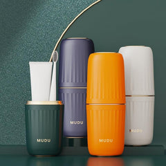 Portable Toothbrush Cup Toothpaste Storage Box for Travel