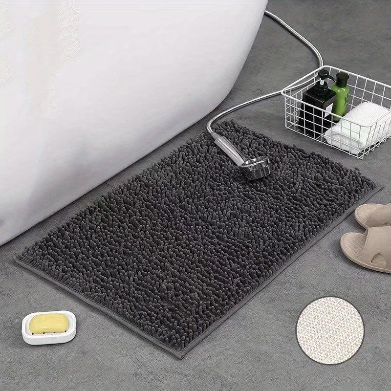 Soft Non Slip Bath Mat Absorbent Shower Carpet Home Bathroom