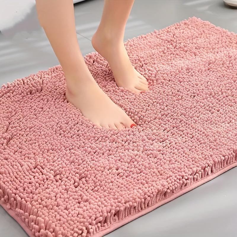 Soft Non Slip Bath Mat Absorbent Shower Carpet Home Bathroom