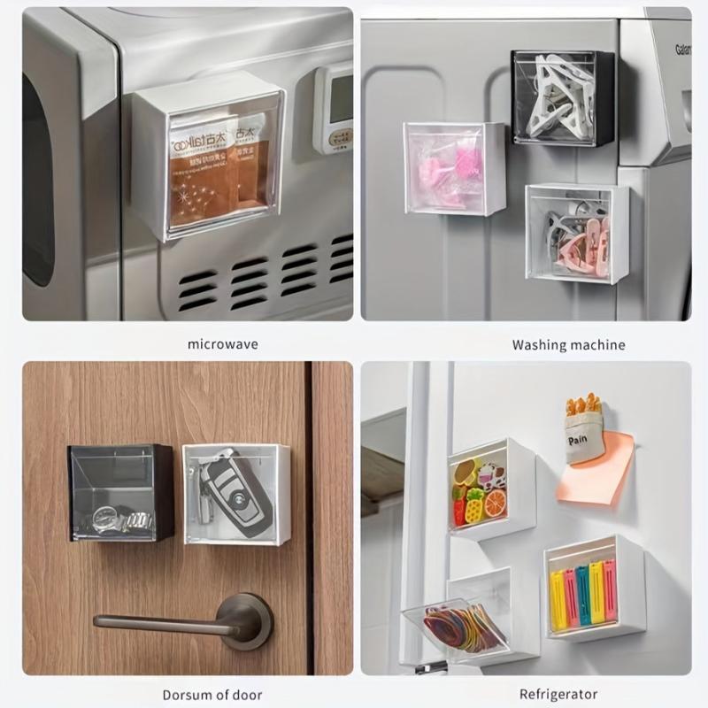 Wall Mounted Storage Box Self Adhesive for Bathroom Makeup Supplies