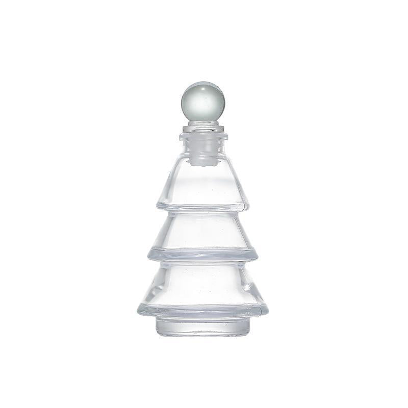 Christmas Tree Aromatherapy Bottle Empty Glass Diffuser