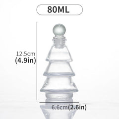 Christmas Tree Aromatherapy Bottle Empty Glass Diffuser