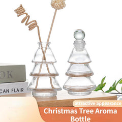 Christmas Tree Aromatherapy Bottle Empty Glass Diffuser