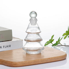 Christmas Tree Aromatherapy Bottle Empty Glass Diffuser