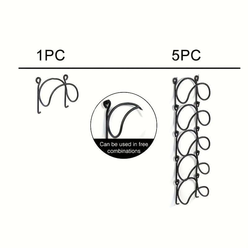 Wall Mounted Wrought Iron Towel Rack Organizer for Bathroom Accessories