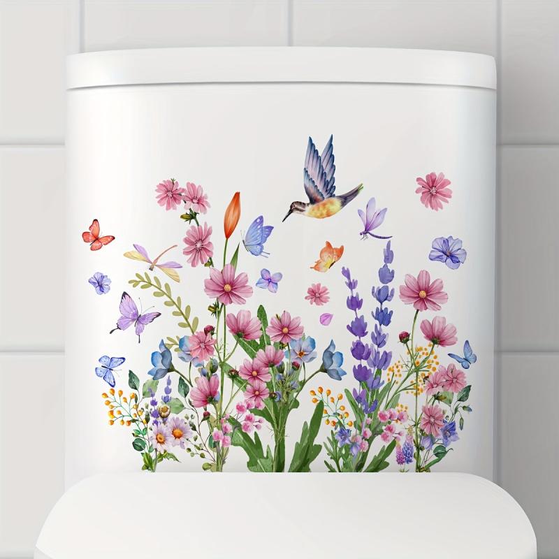 Butterfly Dragonfly Bird Flower Leaf Wall Sticker