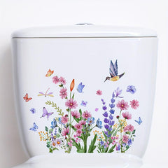 Butterfly Dragonfly Bird Flower Leaf Wall Sticker