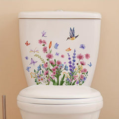 Butterfly Dragonfly Bird Flower Leaf Wall Sticker