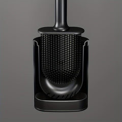 Stainless Steel Toilet Brush 360 No Dead Angle Stain Removal Leak-proof Base