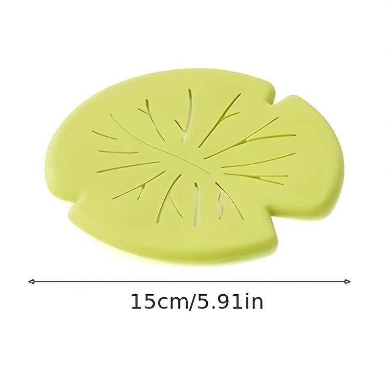 Leaf Shaped Floor Drain Cover Sink Filter Hair Catcher Anti-odor Hair Stopper