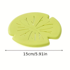 Leaf Shaped Floor Drain Cover Sink Filter Hair Catcher Anti-odor Hair Stopper