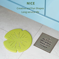 Leaf Shaped Floor Drain Cover Sink Filter Hair Catcher Anti-odor Hair Stopper