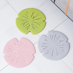Leaf Shaped Floor Drain Cover Sink Filter Hair Catcher Anti-odor Hair Stopper