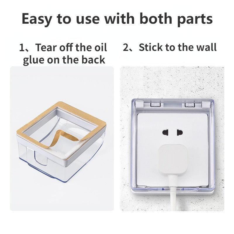 Waterproof Switch Box Self adhesive Splash proof Cover