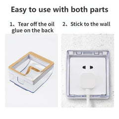 Waterproof Switch Box Self adhesive Splash proof Cover