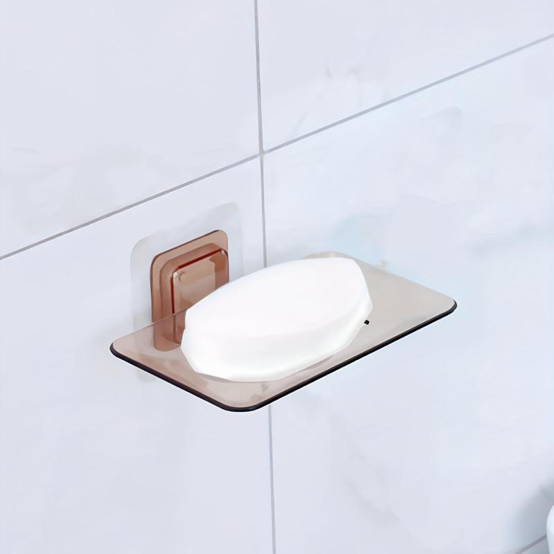 Plastic Wall Mounted Soap Holder Drain Soap Tray