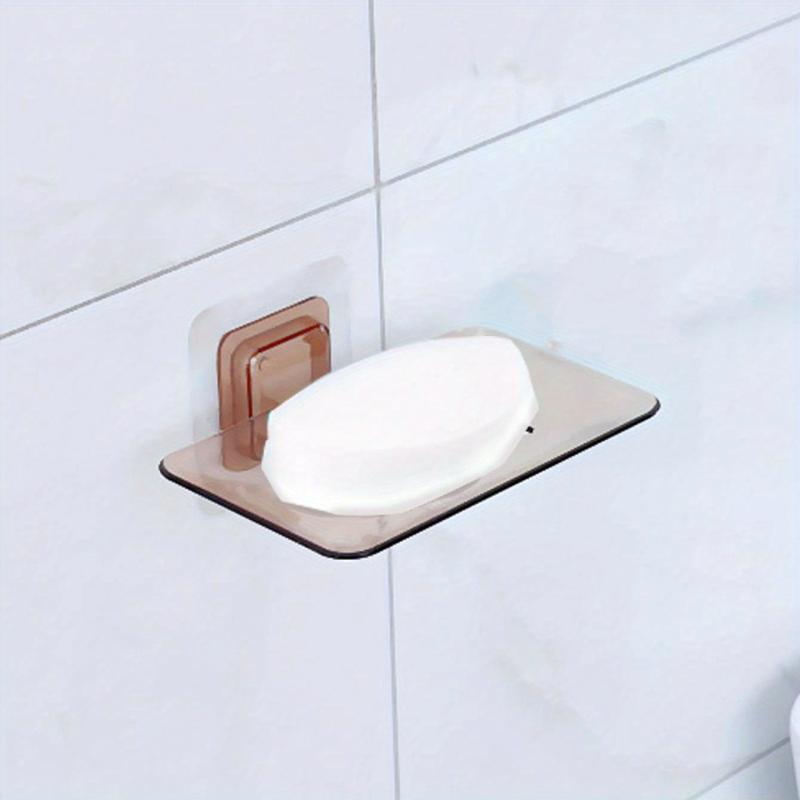 Plastic Wall Mounted Soap Holder Drain Soap Tray