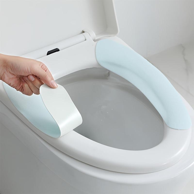 3pcs Toilet Seat Cushion Four Seasons Universal Washable Plus Velvet