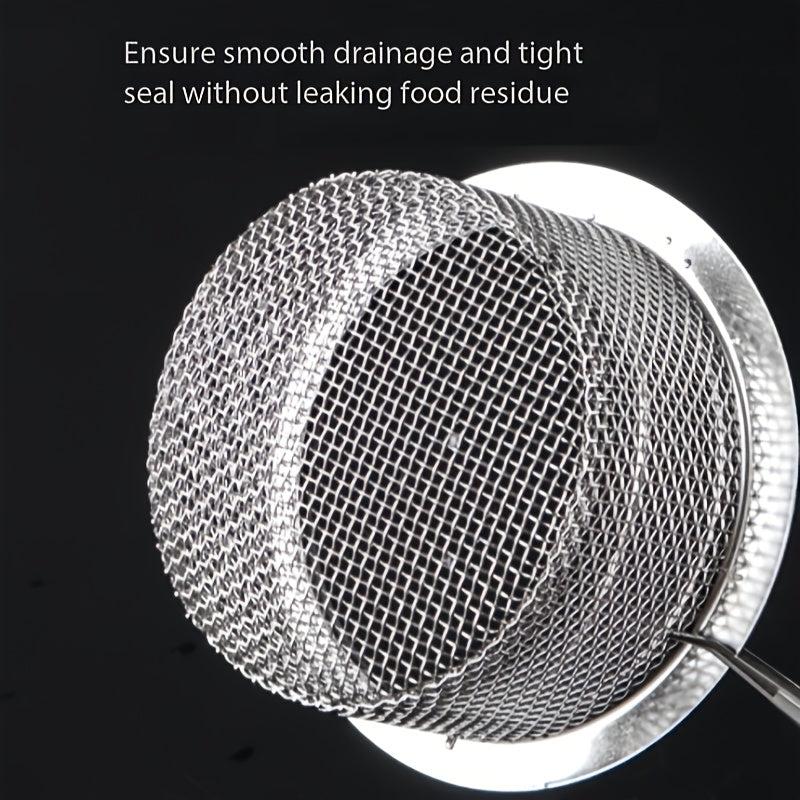2pcs Sink Strainer With Handle Sink Drain Basket