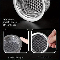 2pcs Sink Strainer With Handle Sink Drain Basket