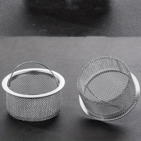 2pcs Sink Strainer With Handle Sink Drain Basket