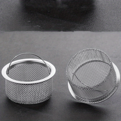 2pcs Sink Strainer With Handle Sink Drain Basket
