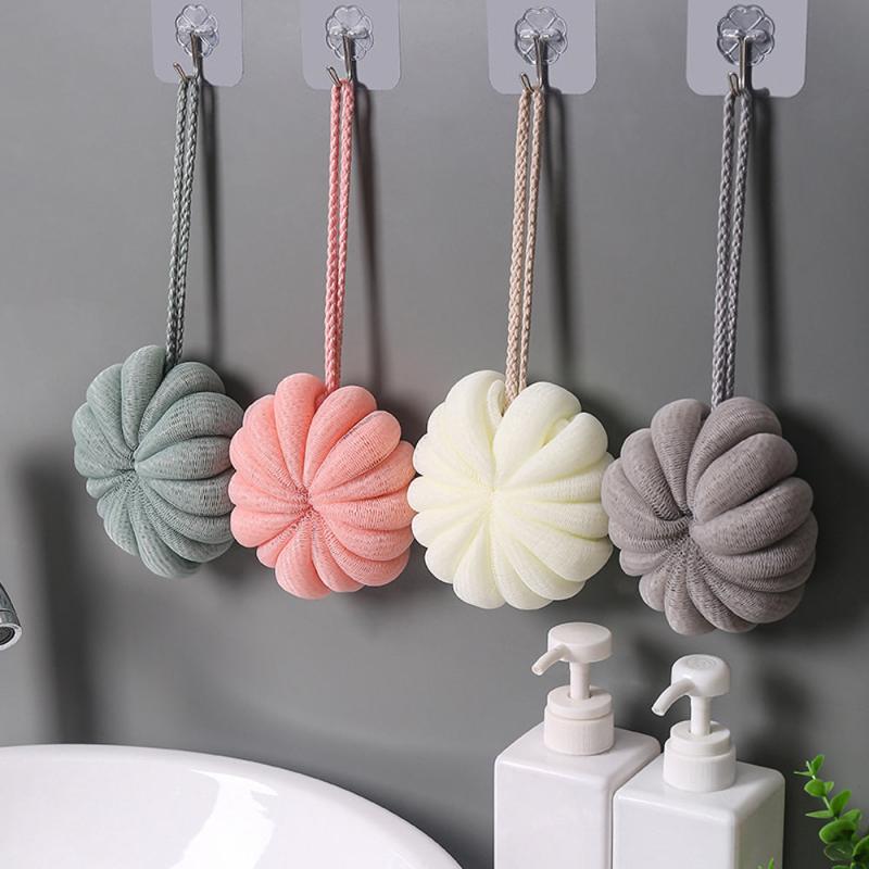 Portable Pumpkin Shape Bath Ball for Girls