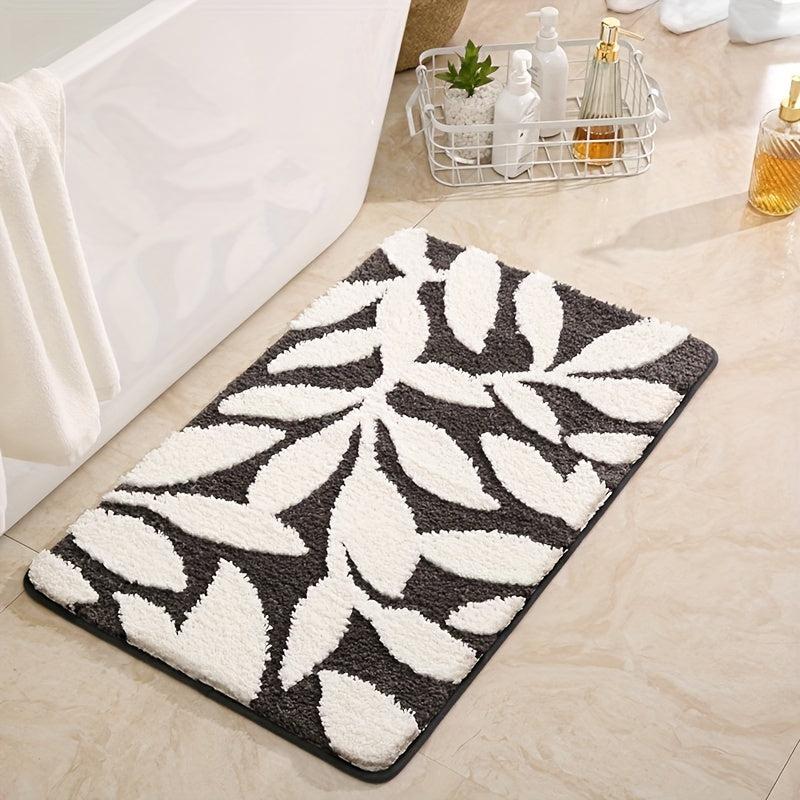 Microfiber Thickened Absorbent Bathroom Mat Non-slip Mat