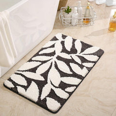 Microfiber Thickened Absorbent Bathroom Mat Non-slip Mat