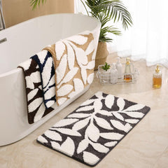 Microfiber Thickened Absorbent Bathroom Mat Non-slip Mat