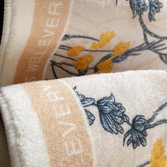 Flower Pattern Bath Rug Soft And Comfortable Bath Mat